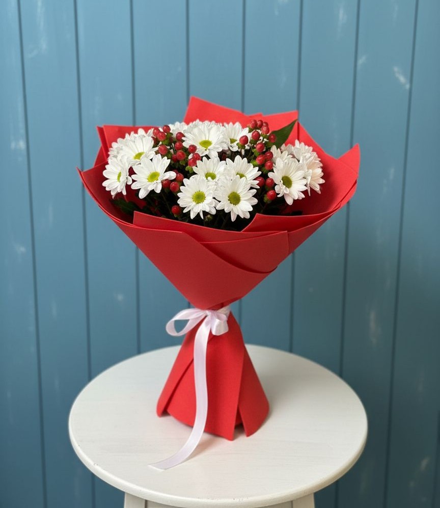 Букет цветов из: Хризантемы в Завьялово