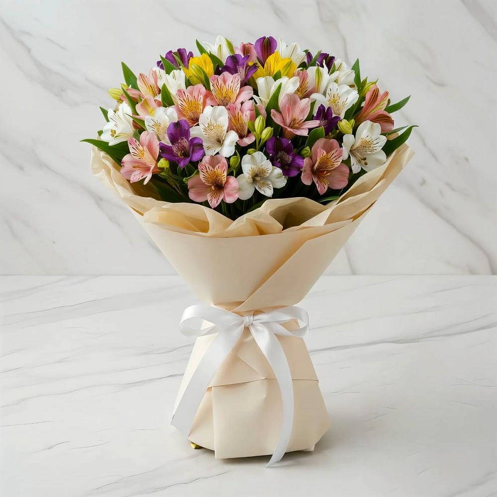 Букет цветов из: Альстромерии в Завьялово