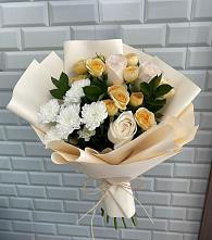 Букет цветов из:  Розы и Хризантемы в Завьялово