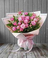 Букет Розовый кустик в Завьялово