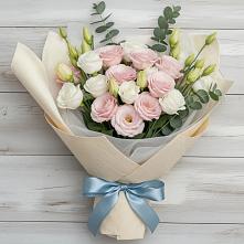 Букет цветов из:  Лизиантусы в Завьялово