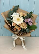 Букет цветов из:  Герберы и Хризантемы в Завьялово
