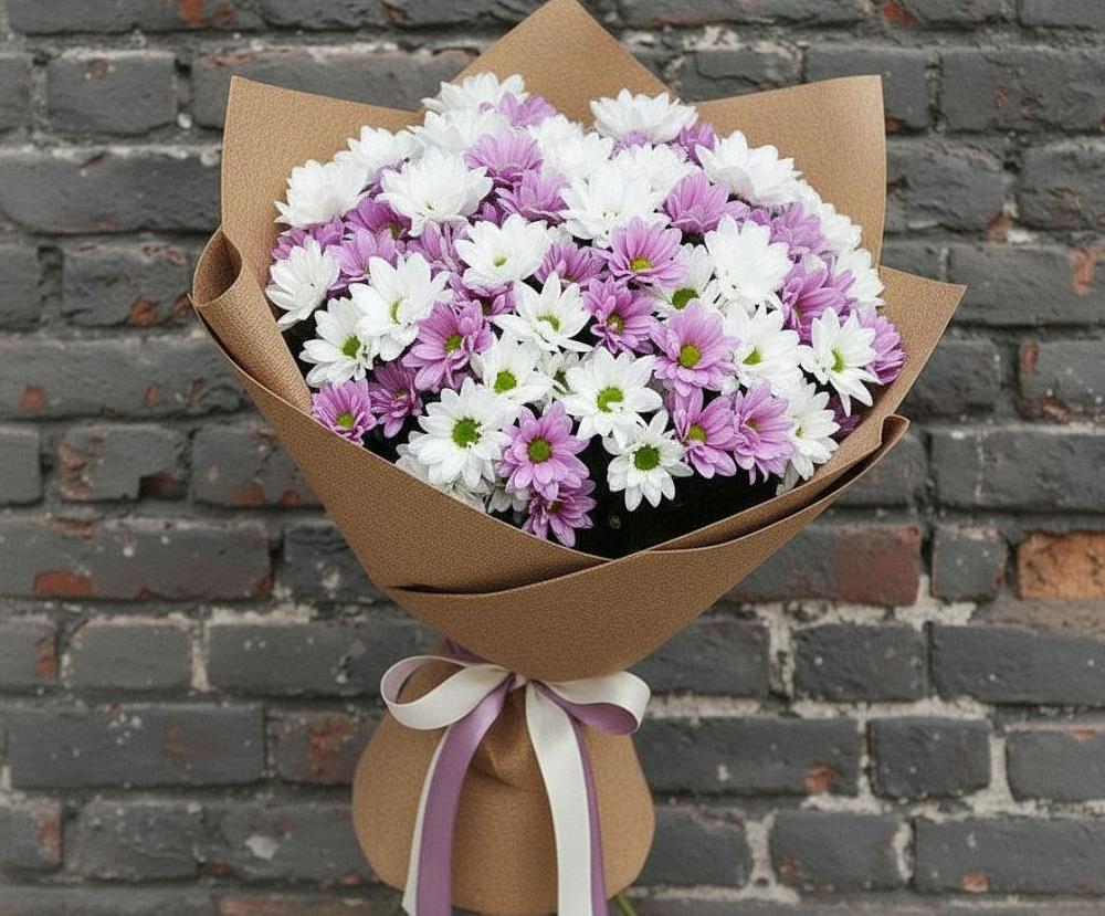 Букет цветов из: Хризантемы в Завьялово