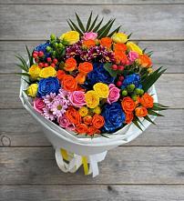 Букет цветов из:  Розы и Хризантемы в Завьялово
